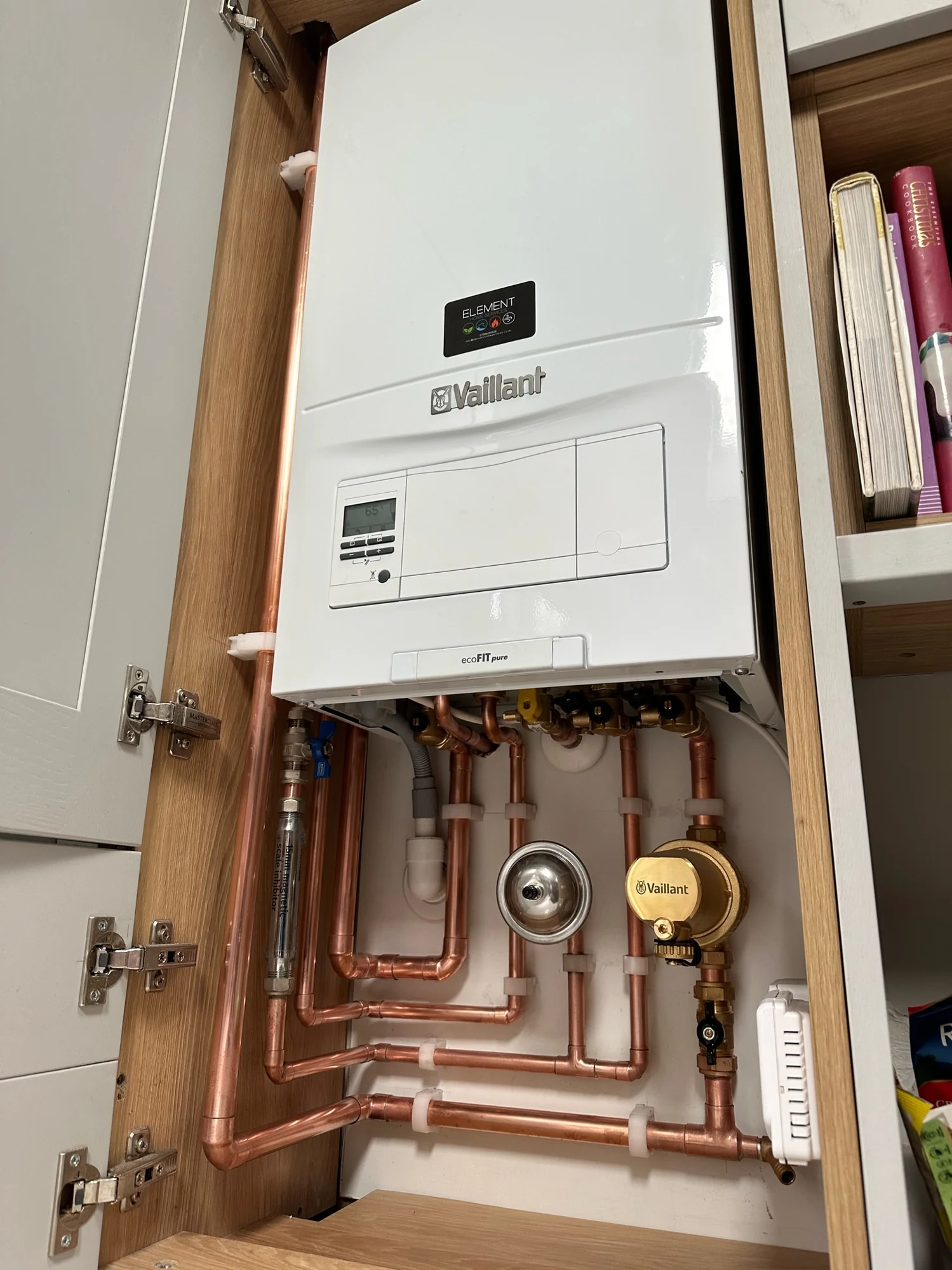 New boiler installation by Element Home Services Gas Safe engineers in Pitstone & Ivinghoe