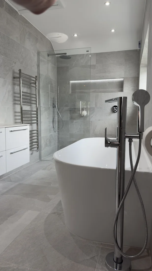 Freestanding Bath bathroom by Element Bathrooms